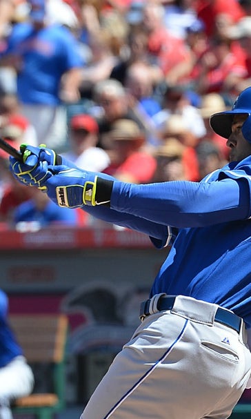 Rios held out of Sunday's lineup; Dyson to start in right field